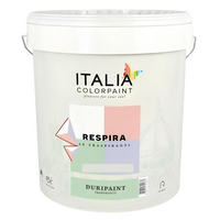 Idropittura traspirante semilavabile bianca vari formati respira duripaint *** formato 13 lt, confezione 1