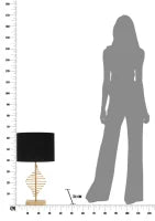 Lampada Da Tavolo Glam Sticky Cm Ø 34X65