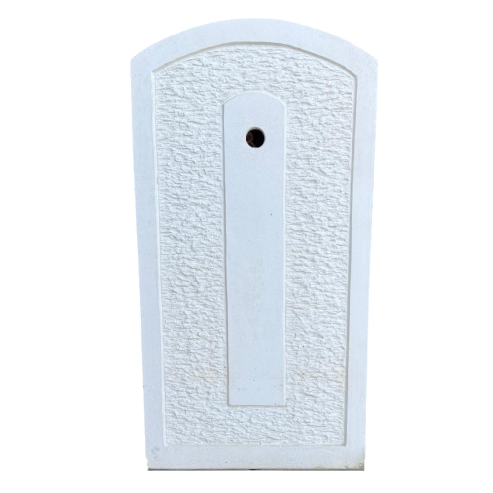 Fontana giardino calcestruzzo senza rubinetto 40x40xh.90 cm serie grecale