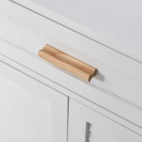 kleankin Mobiletto per Bagno o Camera da Letto in MDF Bianco Impermeabile con Cassetto e Armadietto, 59 x 29 x 80cm