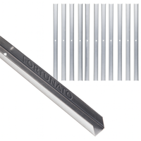 Guida u standard 2 m profilo preforato sp 0,6 mm fissaggio cartongesso 12 pezzi *** misure 40 x 100 x 40 mm, confezio...