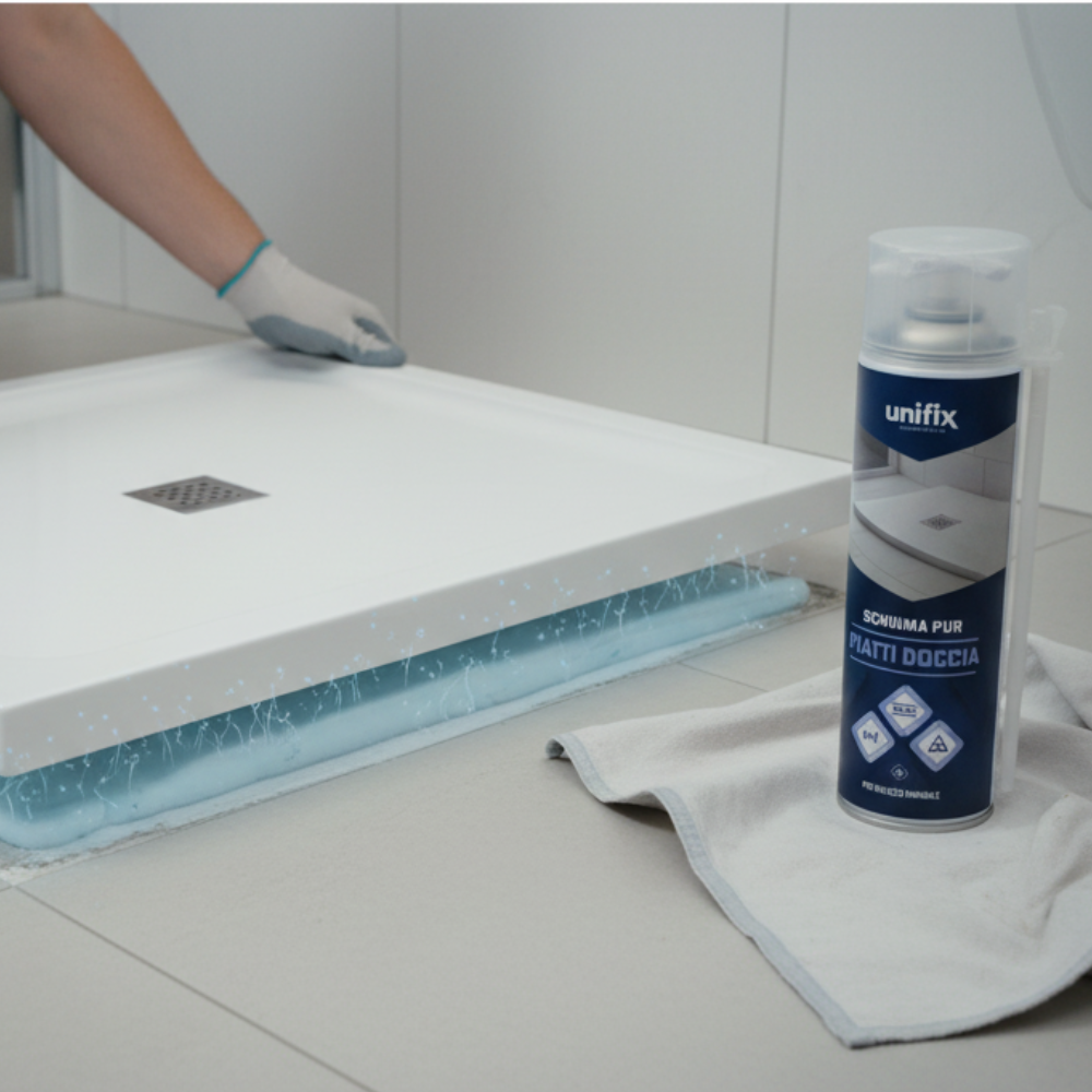 Schiuma poliuretanica piatti doccia manuale b3 500 ml