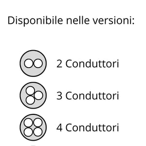 Elettroutensile cavo multipolare flessibile antifiamma arancio gommato per impianti *** lunghezza metri 10, sezione c...