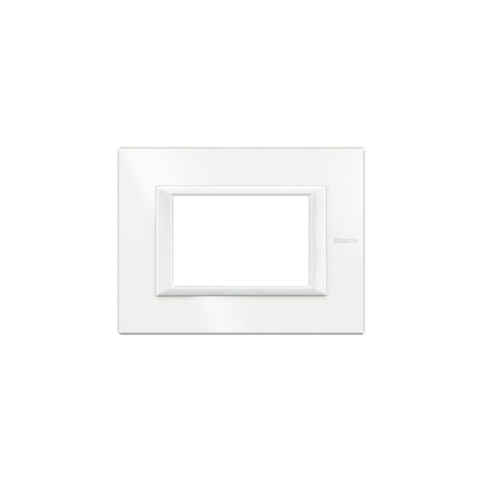 Ha4803Hd Placca 3 Moduli Axolute Bianco
