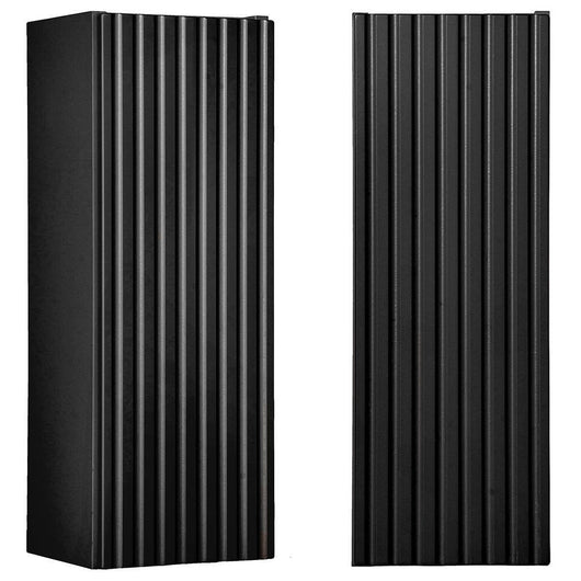 Armadietto Pensile da Bagno NEWPORT con Anta Reversibile 57x20x19 cm Nero [en.casa]