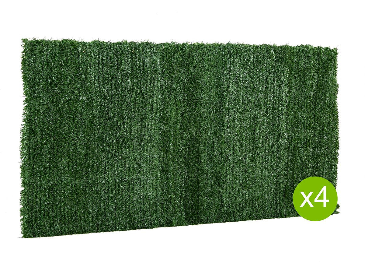 Set di 4 siepi artificiali - 200 x 300 cm