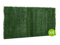 Set di 4 siepi artificiali - 200 x 300 cm
