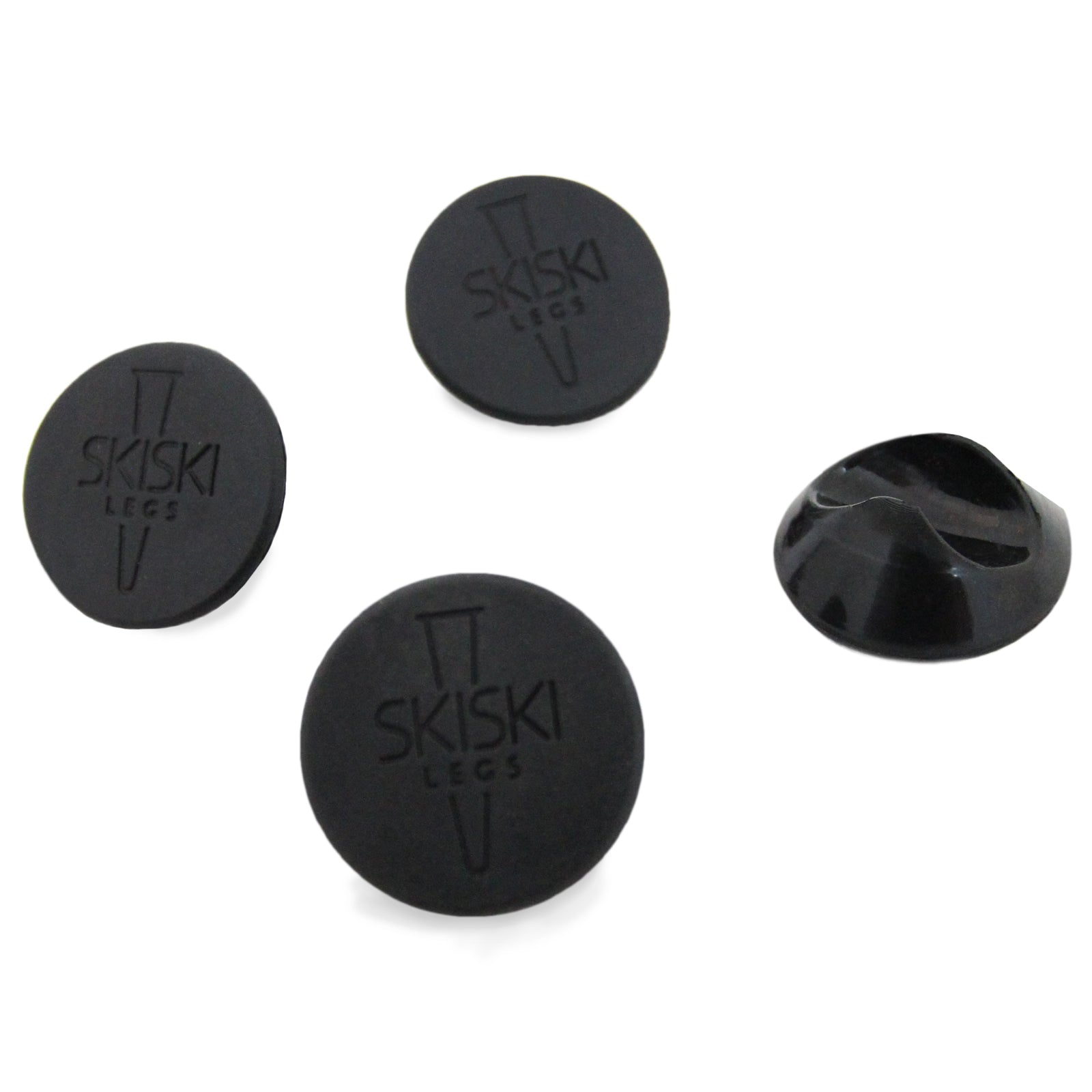 4 Gambe per Tavolo a Forcina SkiSki Legs 30,5cm Acciaio Nero 3 Rebbi 10mm