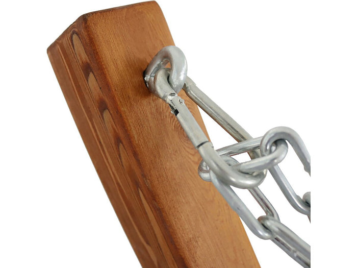 Amaca in legno con tela di cotone "Dallas" - 3 m - Grigio