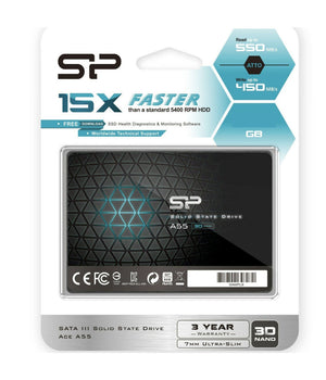 Hard Disk Interno Ssd 128gb High Sata 3 2,5'' Per Computer Desktop Laptop Sp A55         