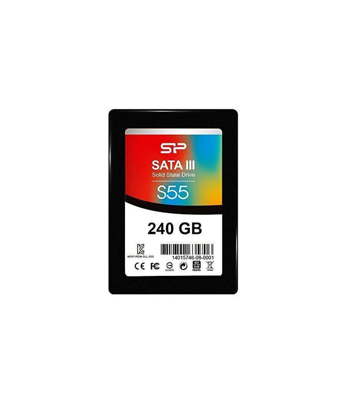 Hard Disk Ssd Stato Solido 240gb, 510 Mb/s, 2.5" Sata Iii Sp Silicon Power S55         