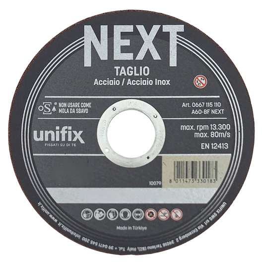 Mola da taglio next per acciaio materiali plastici lamiere sottili *** misura Ø 230 x 1,9 x 22 mm, confezione 1