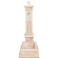 Fontana calcestruzzo cemento senza rubinetto 28x36xh.80cm modello emone esterno