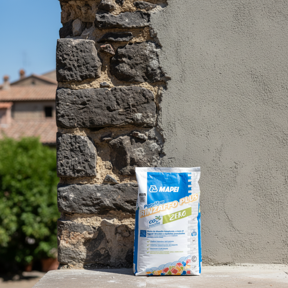 Poromap rinzaffo plus malta traspirante resistente ai sali 25 kg