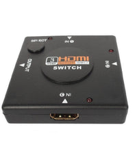 Hdmi Switch 1080p Hdmi 3 Porte Xbox, Ps3,decoder E Pc, Dvd, Video Proiettore         