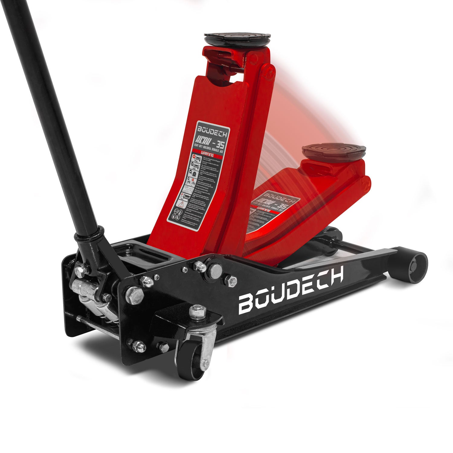 Herk 35 - Cric sollevatore martinetto idraulico per auto, capacità 3,5 t