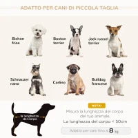 Divanetto per Cani e Gatti Stile Scandinavo con Cuscino Imbottito in Velluto e Legno, 64x45x36cm, Grigio