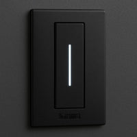 Cover illuminabile bticino 1 modulo varie finiture di colore *** colore nero, confezione 1