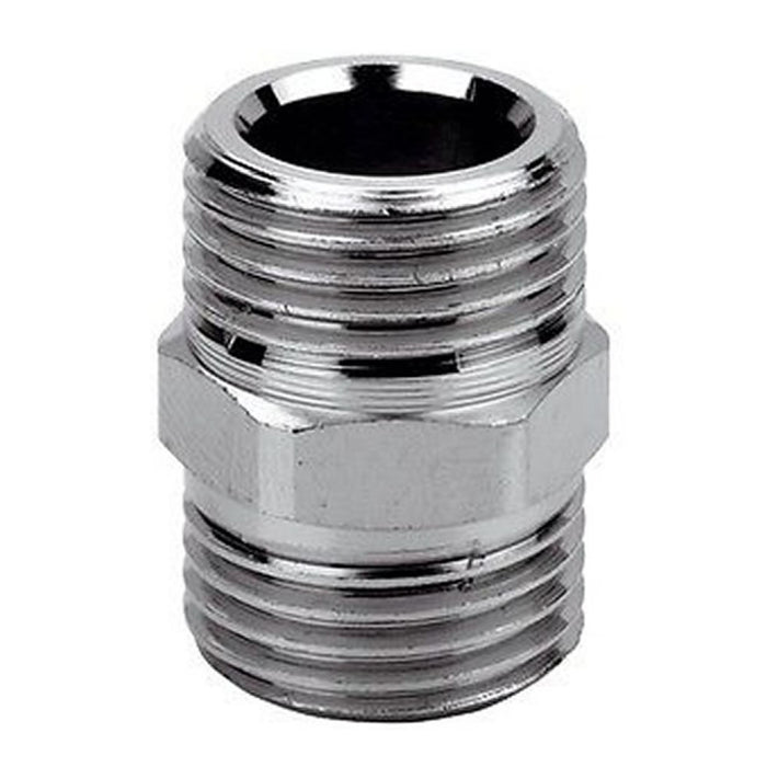 Niples in ottone cromato 3/8