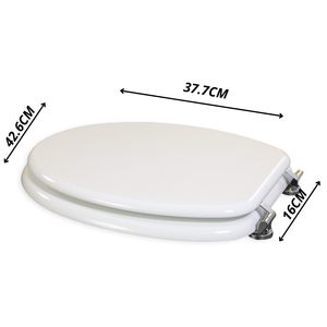 Copriwater universale piemonte in legno bianco lucido