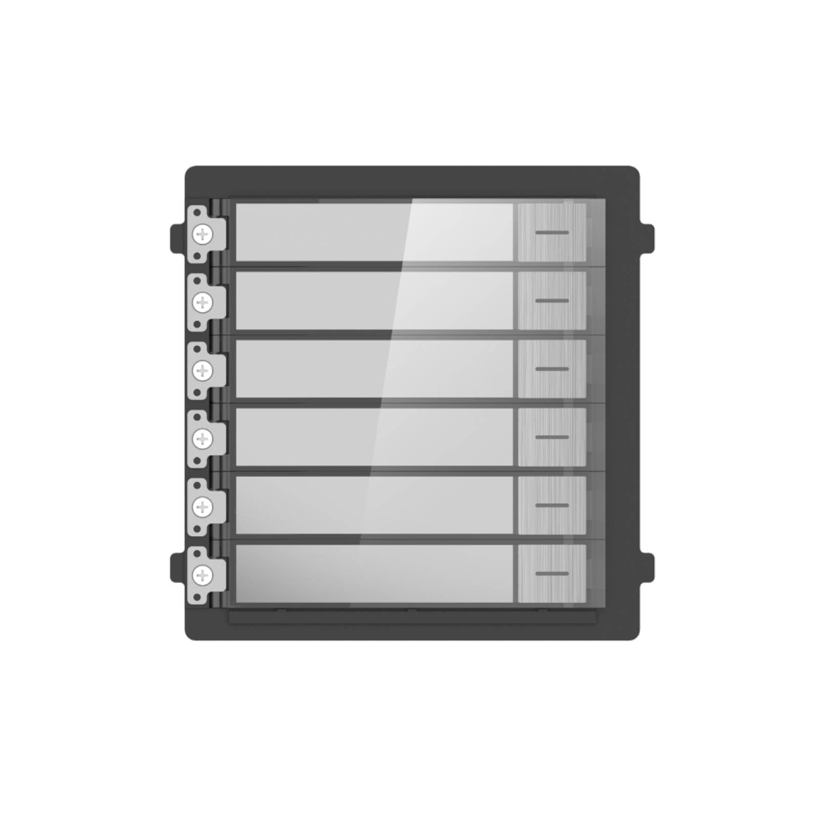 Hikvision Postazione esterna Intercom 6 pulsanti Acciaio Steel DS-KD-KK/S