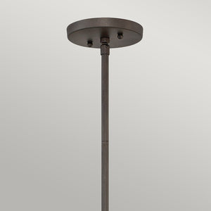 Sospensione Industrial Nordica Astrid Metallo Bronzo Opaco 1 Luce E27