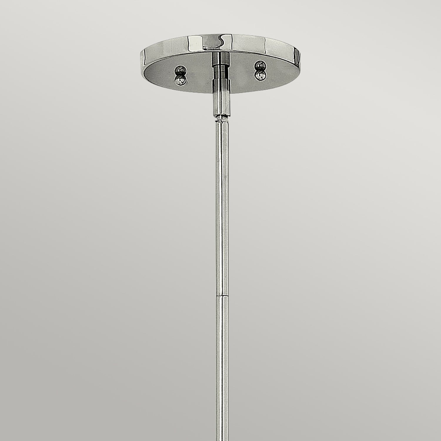 Sospensione Contemporanea Zelda Acciaio Nichel Lucido Vetro 1 Luce E27