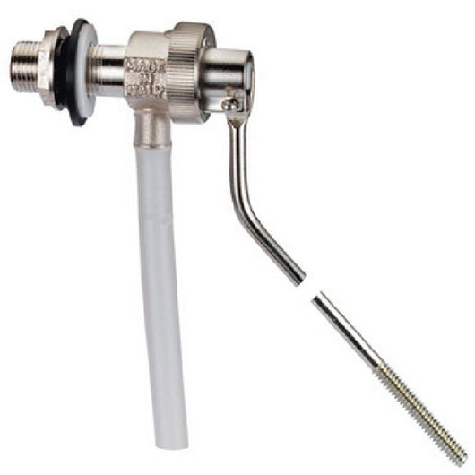 Galleggiante senza sfera farg ottone cromato tubo plastica *** misura 3/8, confezione 1