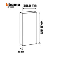 Bticino axolute falso polo 1 modulo per installazioni ordinate *** colore bianco, confezione 1