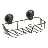 Portaoggetti rettangolare per doccia in filo da muro in metallo e resine termoplastiche HO20 Gedy serie HOT Nero Matt