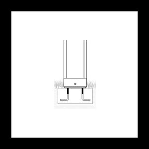 Home Paletto - Palo a led da giardino da fissare a terra - Luce notturna calda 3000K 230V 15W 1590lm Zafferano - Corten