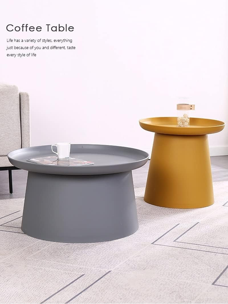 Tavolino moderno in polipropilene grigio