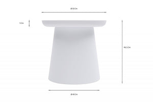 Tavolino moderno in polipropilene bianco - Mobili 2G