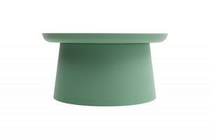 Tavolino moderno in polipropilene verde