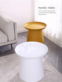 Tavolino moderno in polipropilene bianco - Mobili 2G