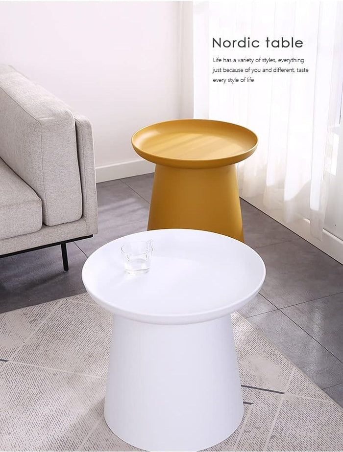 Tavolino moderno in polipropilene bianco - Mobili 2G