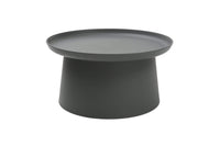 Tavolino moderno in polipropilene grigio