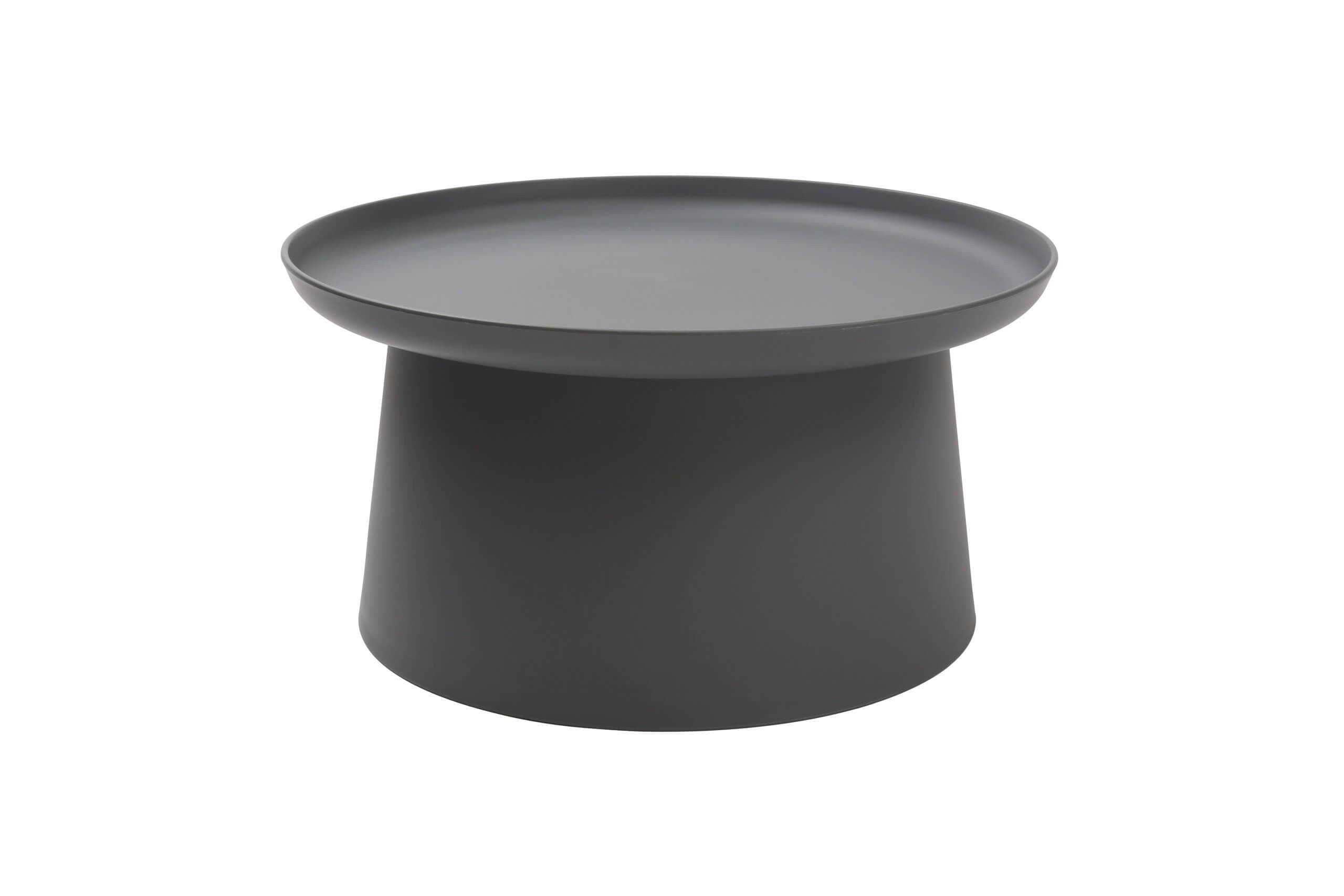 Tavolino moderno in polipropilene grigio