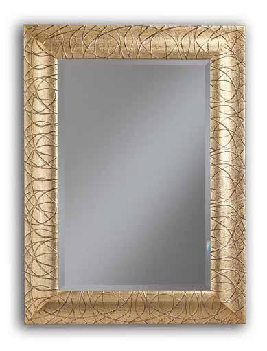 Specchiera oro con vetro molato misure l.72 h.98