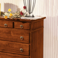 Como' in legno 6 cassetti tinta noce l.90 x p.45 h.88 - Mobili 2G