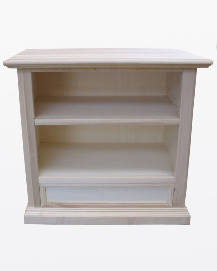 Porta tv in legno 1 cassetto grezzo l.85 p.47 h.79 (1556) - Mobili 2G