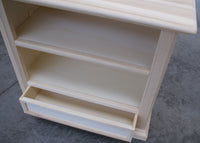 Porta tv in legno 1 cassetto grezzo l.85 p.47 h.79 (1556) - Mobili 2G