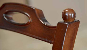 Panca imbottita in legno con fregi - Mobili 2G