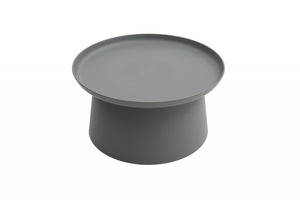 Tavolino moderno in polipropilene grigio