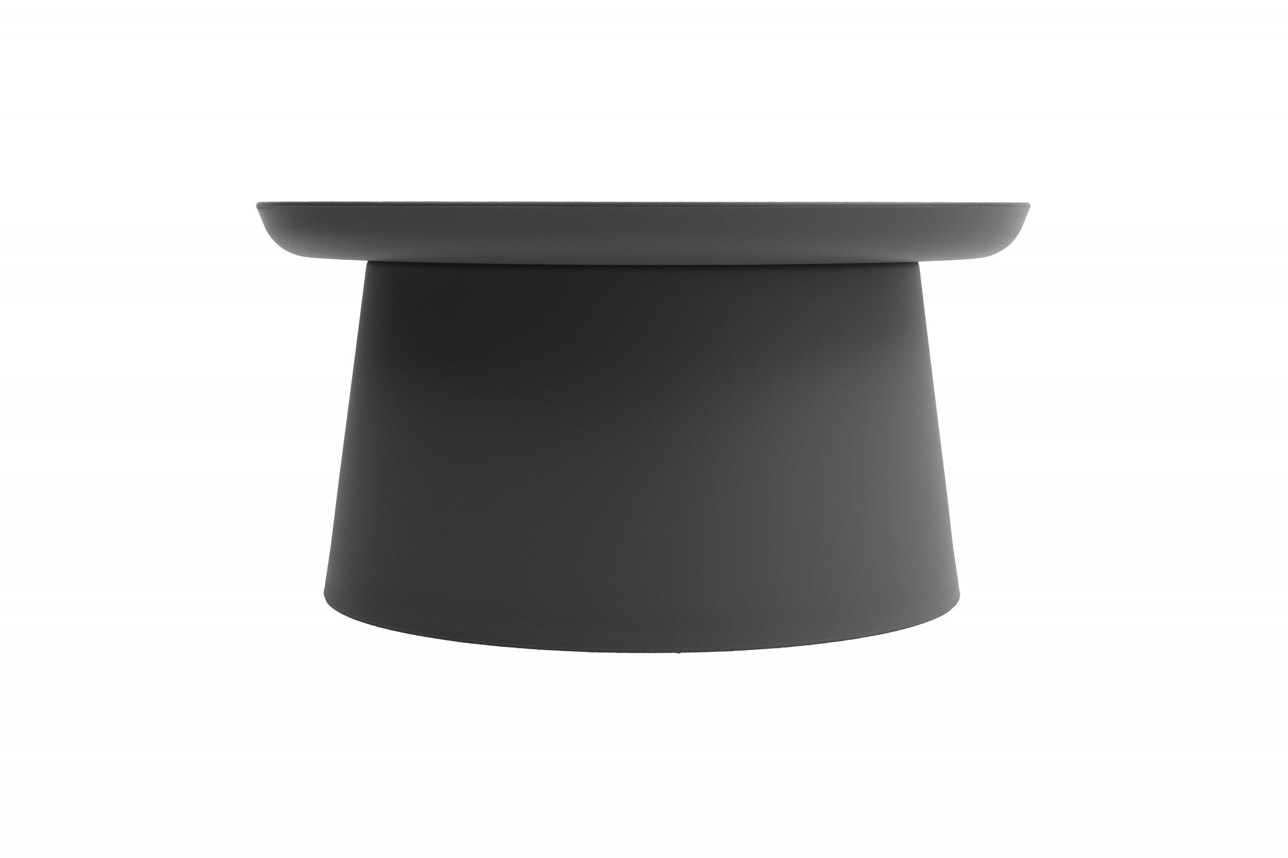 Tavolino moderno in polipropilene grigio