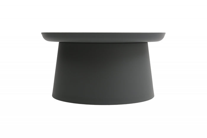 Tavolino moderno in polipropilene grigio