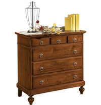 Como' in legno 6 cassetti tinta noce l.90 x p.45 h.88 - Mobili 2G