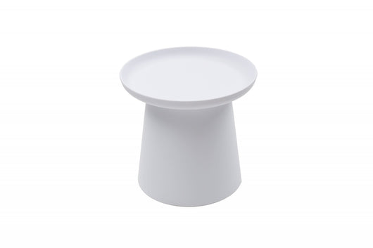 Tavolino moderno in polipropilene bianco - Mobili 2G