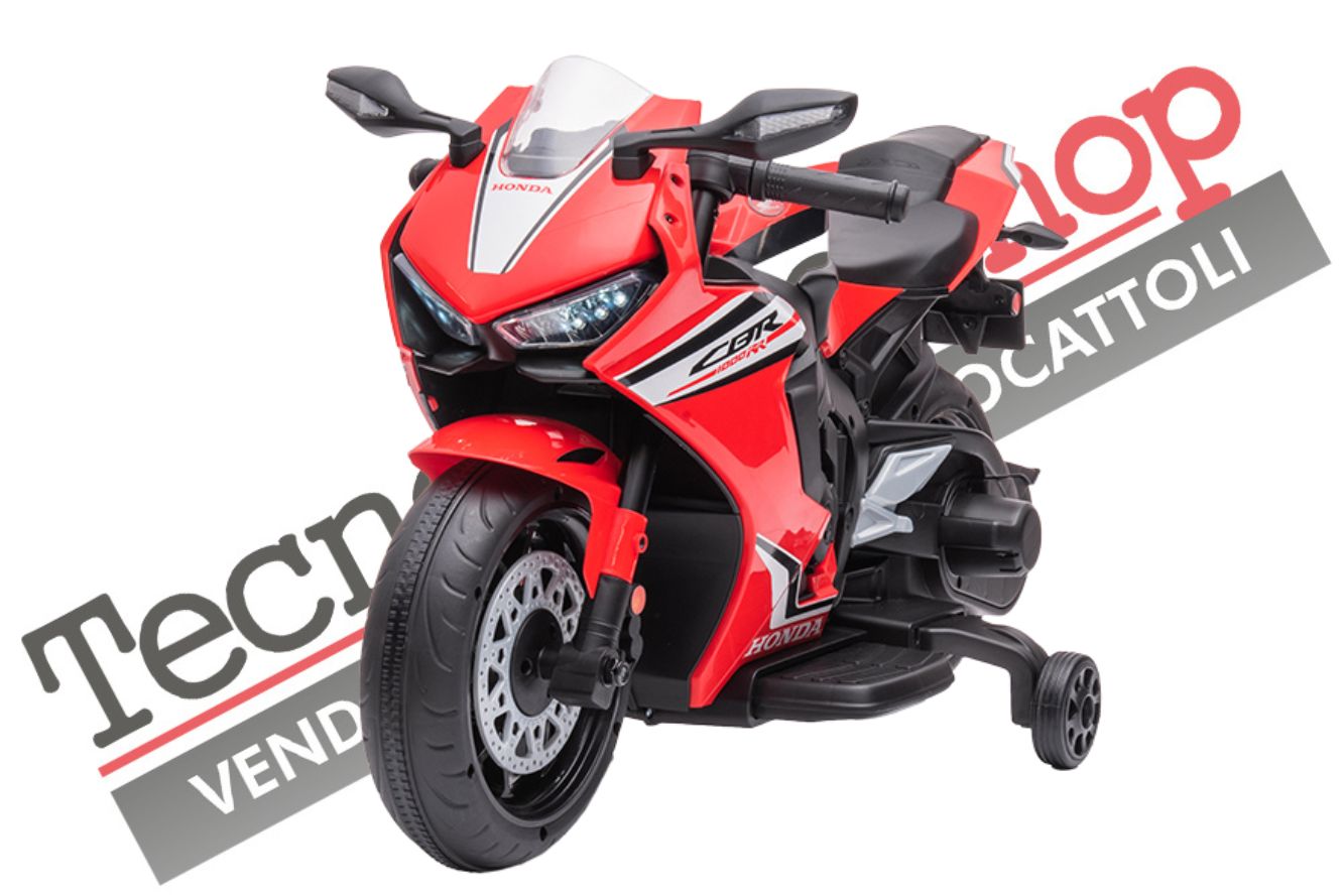 Moto Elettrica per Bambini Honda CBR 1000 RR 12V-Rosso