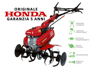 Motozappa HONDA F 560 K7 FEC1 Motore 4T GX 163cc con Fresa Normale o Miracolo F560